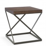 BERN Elements End Table Bark Finish
