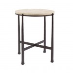BERN Duncan Round Metal Side Table