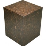 LAC Cocoshell Mosaic Side Table