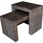 LAC Elephant Grass Side Tables