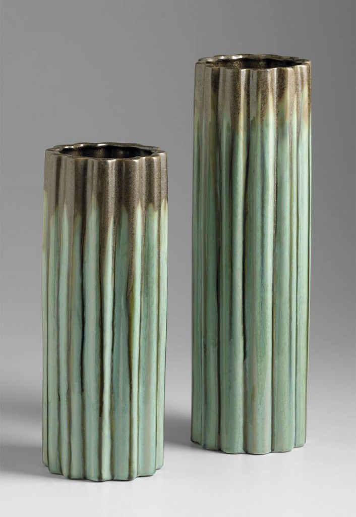 CYD Scallop Olive Vases