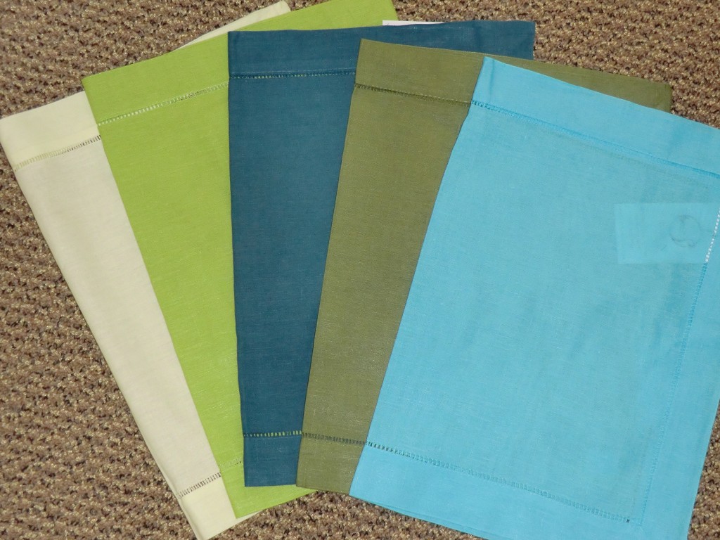 SARO Various Color Linen Table Linens