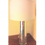 RAD Crackled Mirror Glass Lamp
