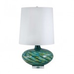 LPW Blue Swirl Glass
