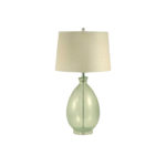 LPW Green Seeded Glass Urn