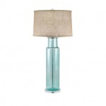 LPW Recycled Blue Glass Cylinder