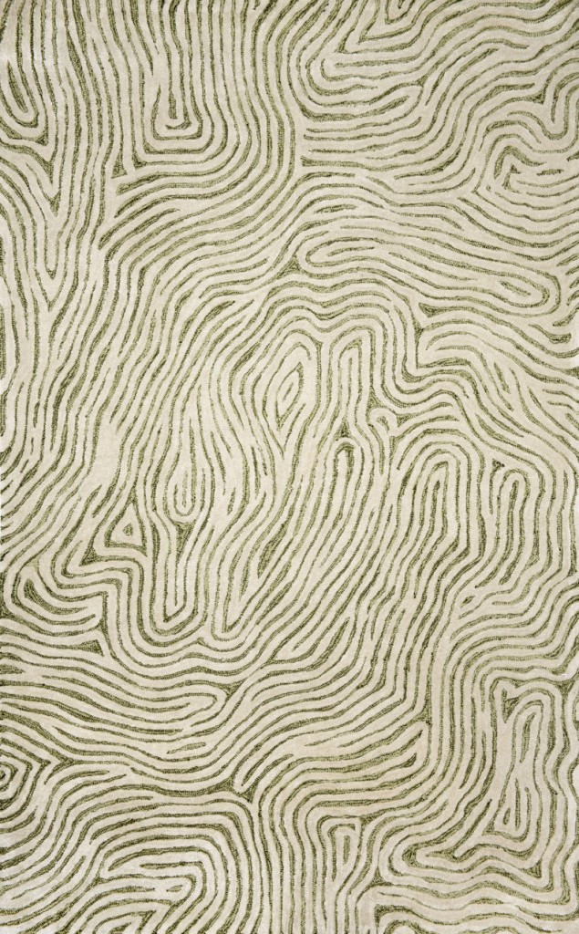 TRO Spello Terrain Sage Wool Area Rug Indoor/Outdoor