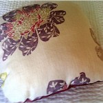 ANN Flower Two Tone Accent Pillow