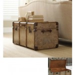 HO Lift Top Floral Cocktail Trunk