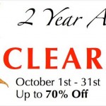 We’re Celebrating our 2 Year Anniversary with our largest Clearance Sale Ever!